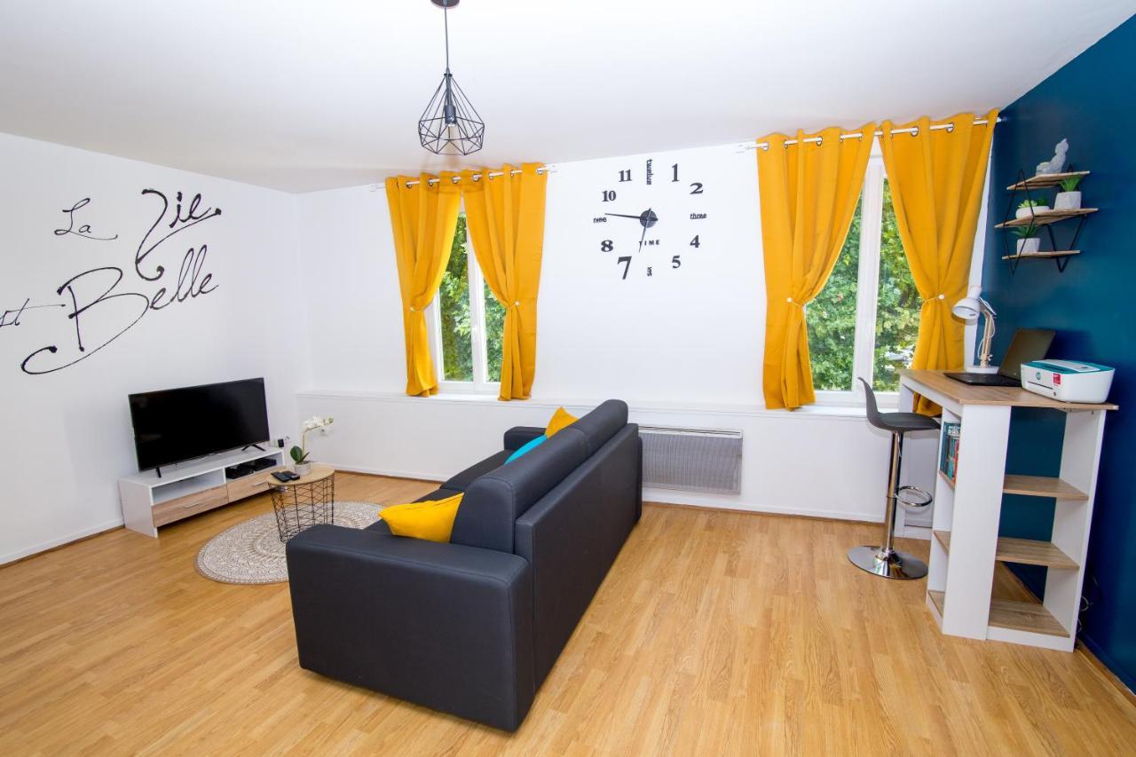 Coeur De Ville I 50M² I Netflix I Lit Queen Size Sens Exterior foto